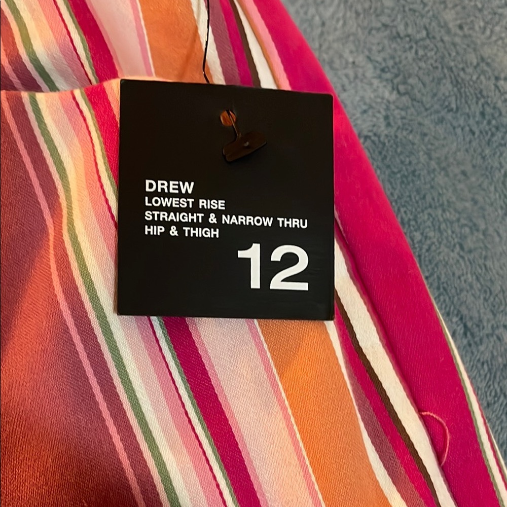 The Limited Multicolor Striped Straight Leg Pants - Picture 7 of 8